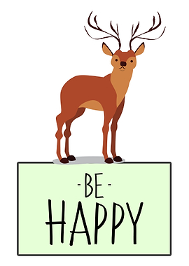 BE HAPPY ELK
