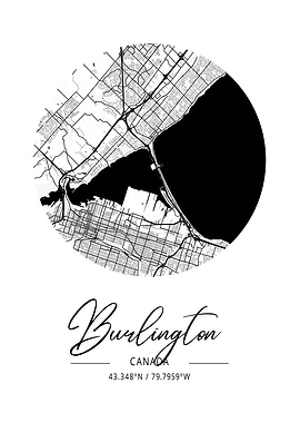 Burlington Area City Map