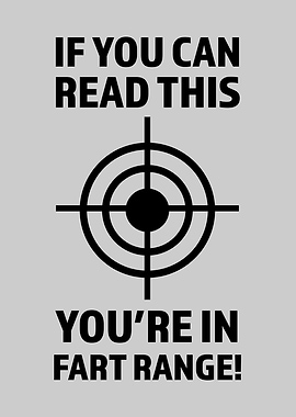 Fart Range Funny Gift