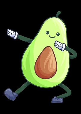 Dabbing avocado dancing ve