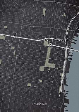 Philadelphia Downtown Map