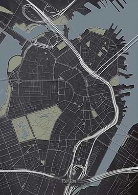 Boston Downtown Map