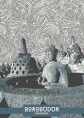 Borobudur Poster Artwork