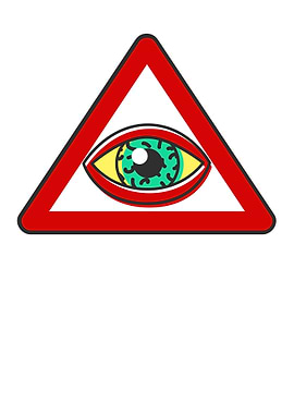 Eye Lens Advise Sign Funny