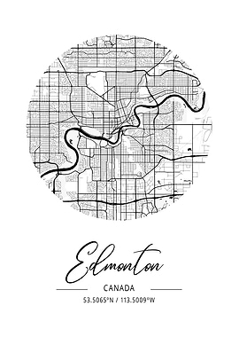 Edmonton Area City Map