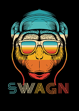 Swagn Retro Monkey