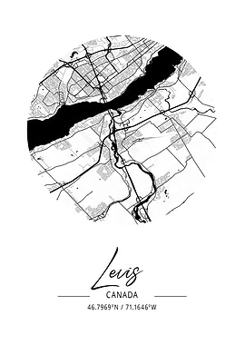 Levis Area City Map