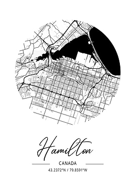 Hamilton Area City Map