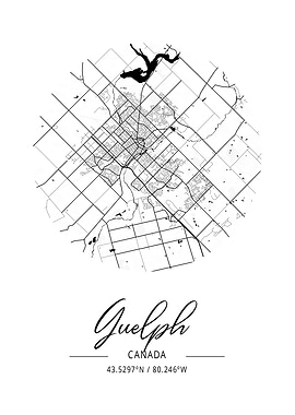 Guelph Area City Map