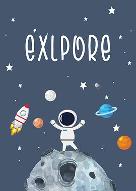 Explore Space Poster