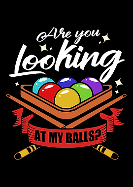 Funny Billiards Poster