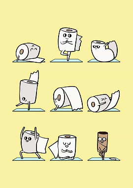 Toilet Paper Yoga