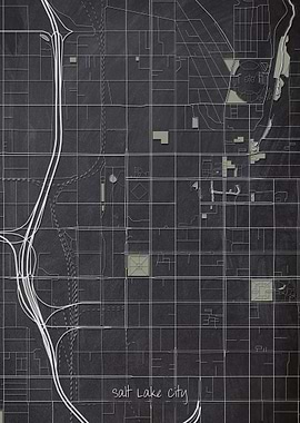 Salt Lake City Downtow Map