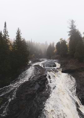 North Shore Waterfall MN