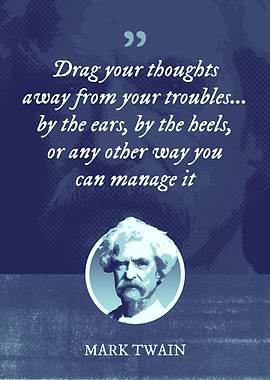 Drag your thoughts away