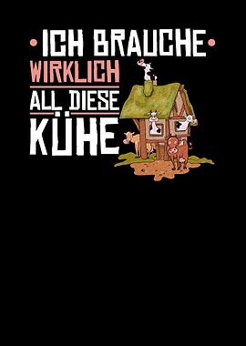 Landwirt Kuh Geschenk