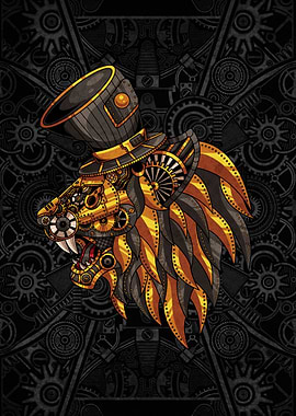 Steampunk Lion