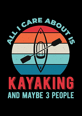 Kayaking Funny Kayaker