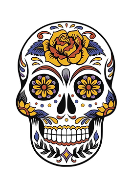 Death Skull Halloween Rock