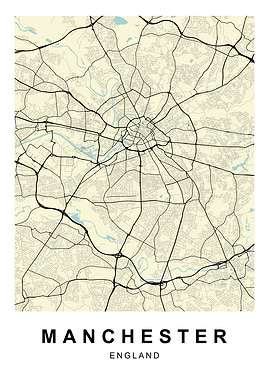 Manchester City Map