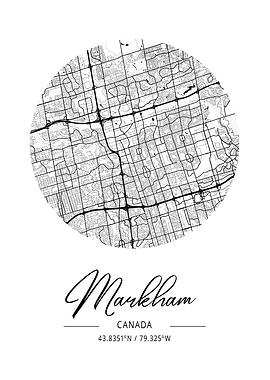 Markham Area City Map