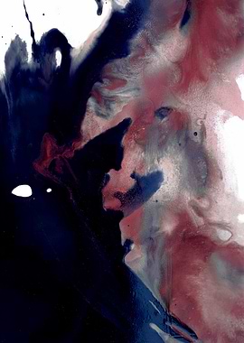 Blue and red abstract