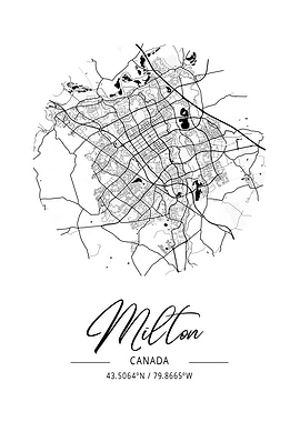 Milton Area City Map