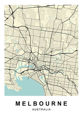 Melbourne City Map