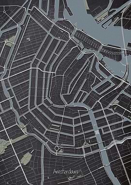 Amsterdam Downtown Map