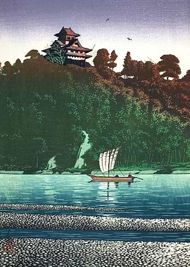 Kiso River At Inuyama