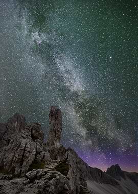 The Dolomites at night 3
