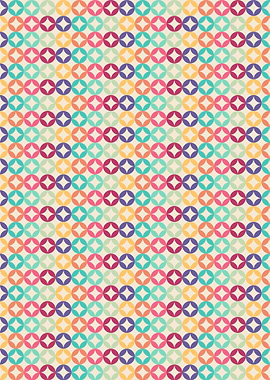 Retro Rainbow Pattern 10