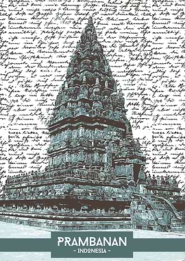 Prambanan Castle Poster