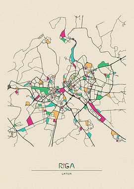 Riga Map