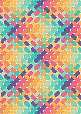 Retro Rainbow Pattern 06