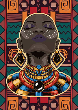 African Tribal Woman