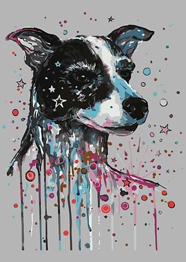 Dog Animal painted