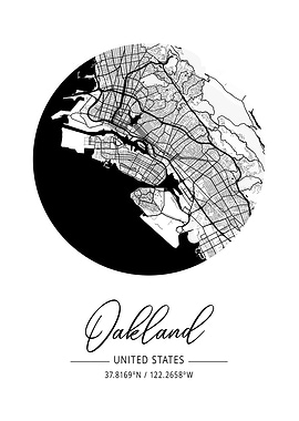 Oakland Area City Map