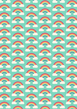 Retro Rainbow Pattern 05