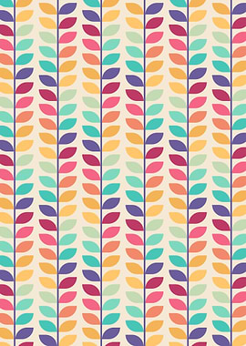 Retro Rainbow Pattern 04