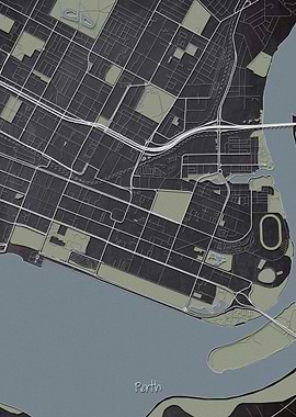 Perth Downtown Map