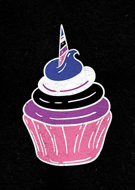 Genderfluid Cupcake