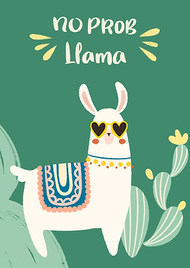 Funny Llama no problama