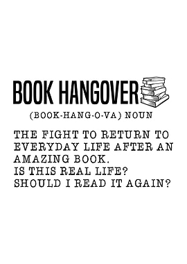 Book Hangover Wall Art