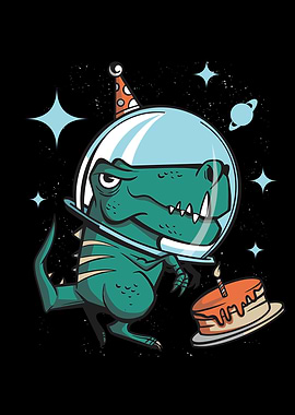 TREX SPACE BIRTHDAY