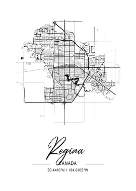 Regina Area City Map