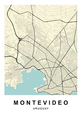 Montevideo Uruguay Map