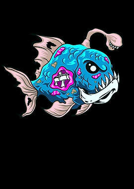Piranha Fish Zombie