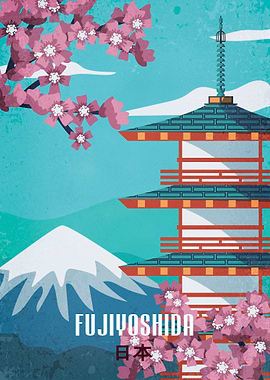 Fujiyoshida Japan Vintage