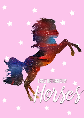 Colorful Horse Print Decor